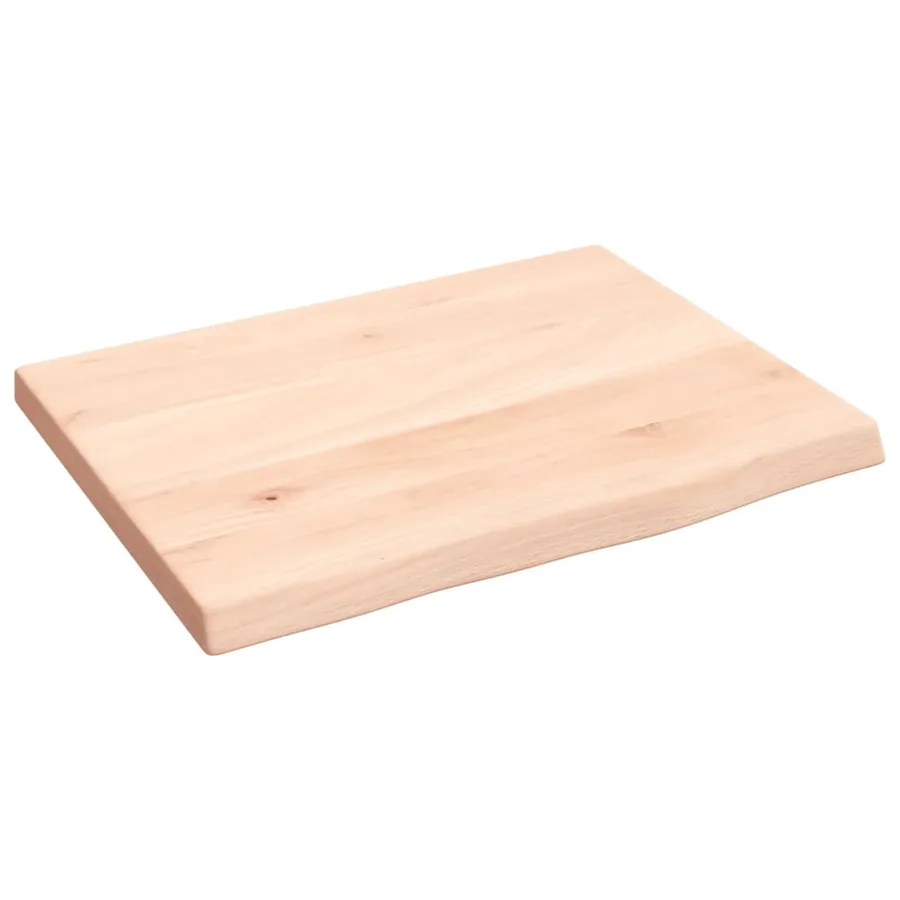 Étagère murale 40x30x2 cm bois de chêne massif non traité - 2