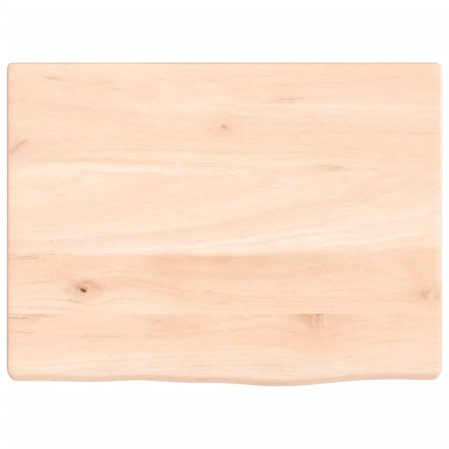 Étagère murale 40x30x2 cm bois de chêne massif non traité - 4