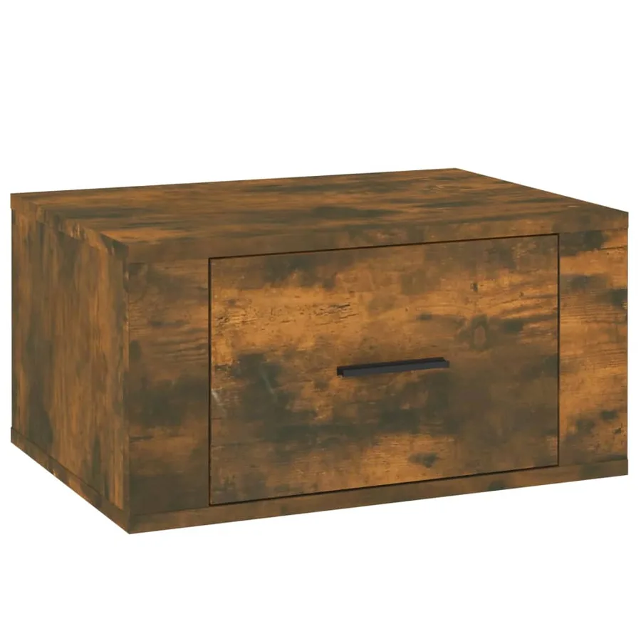 Tables de chevet murales 2 pcs Chêne fumé 50x36x25 cm - 6