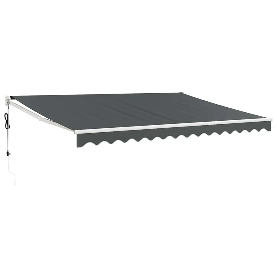 Auvent rétractable automatique anthracite 4x3 m - 2