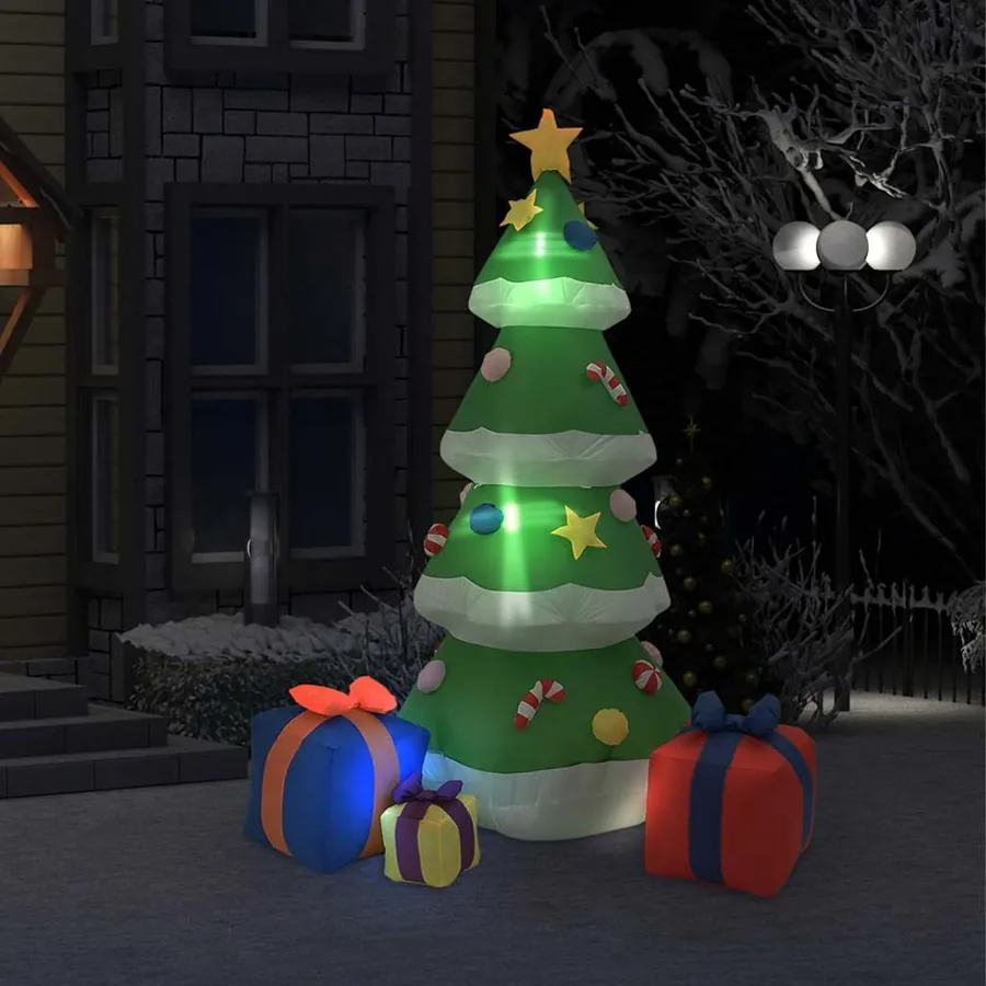 Sapin de Noël gonflable avec LED Int/Ext 240 cm