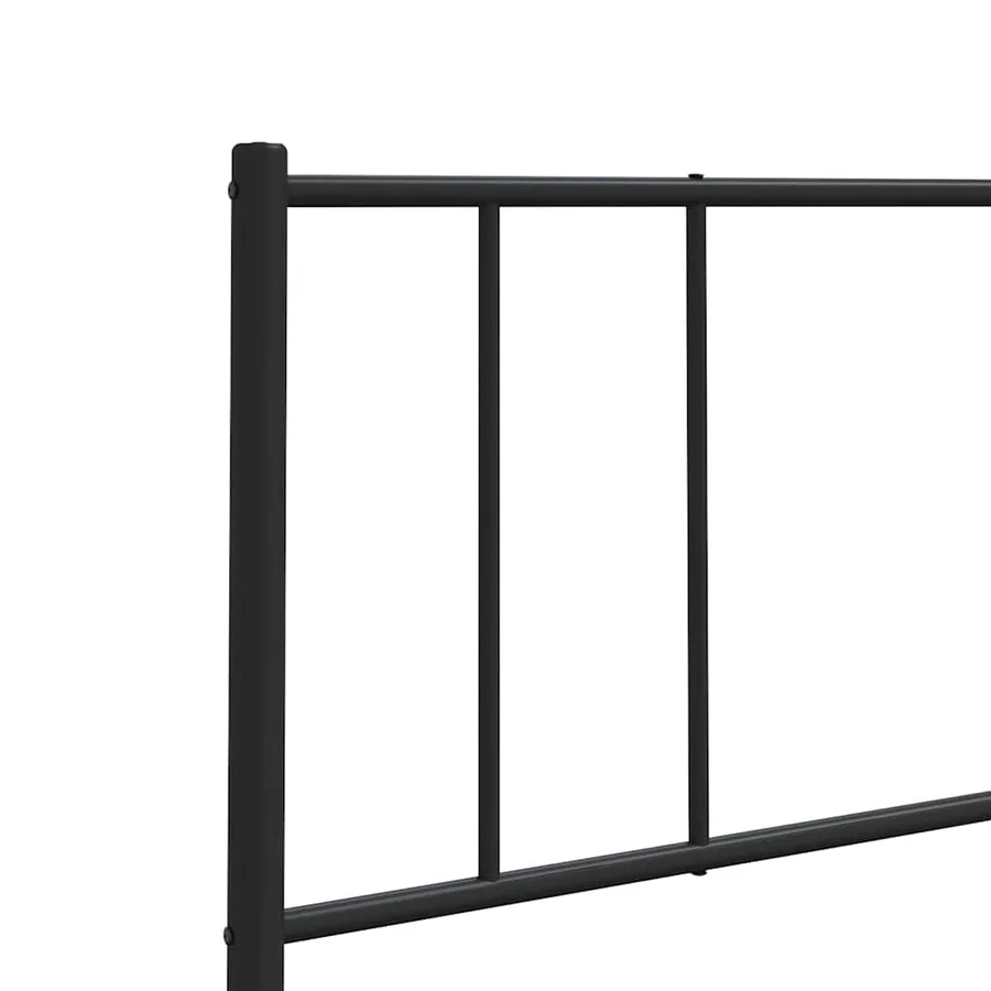 Tête de lit de remplacement métal noir 180 cm - 7