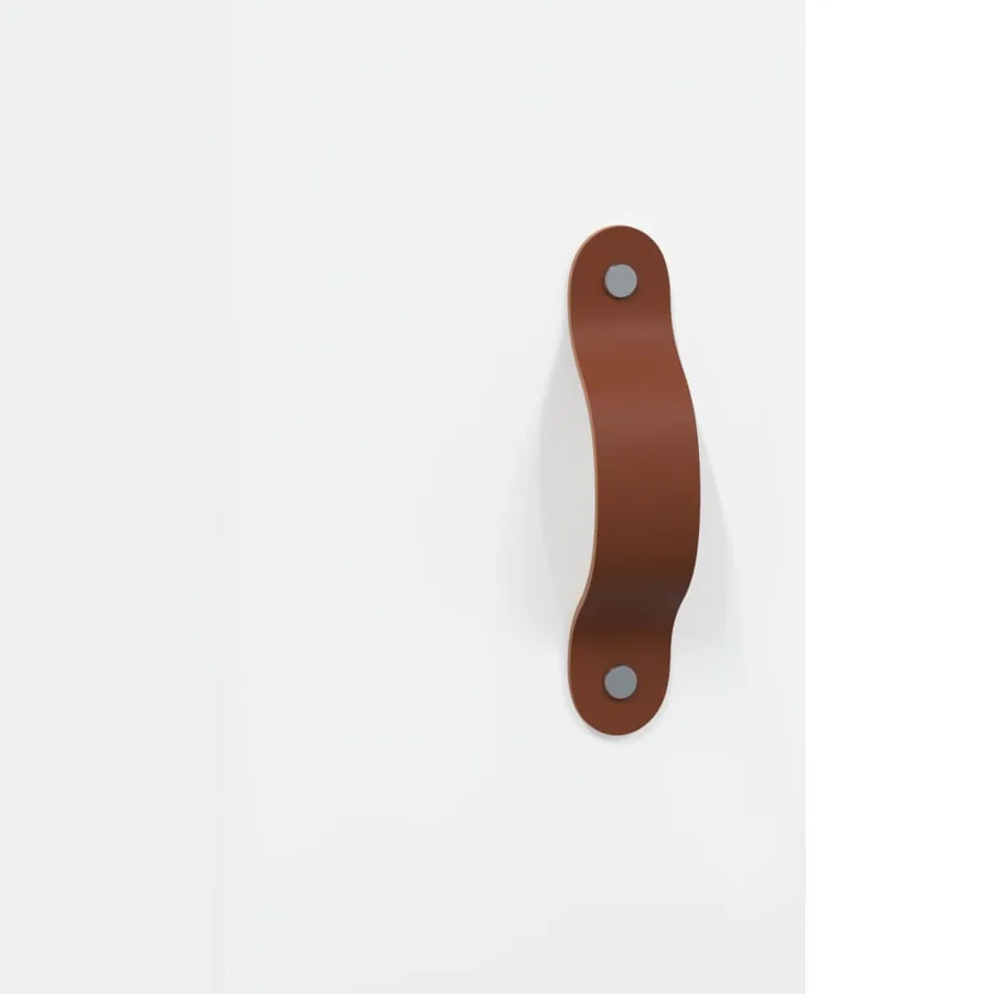 Buffet haut Blanc brillant 69,5x34x180 cm Bois d'ingénierie - 9
