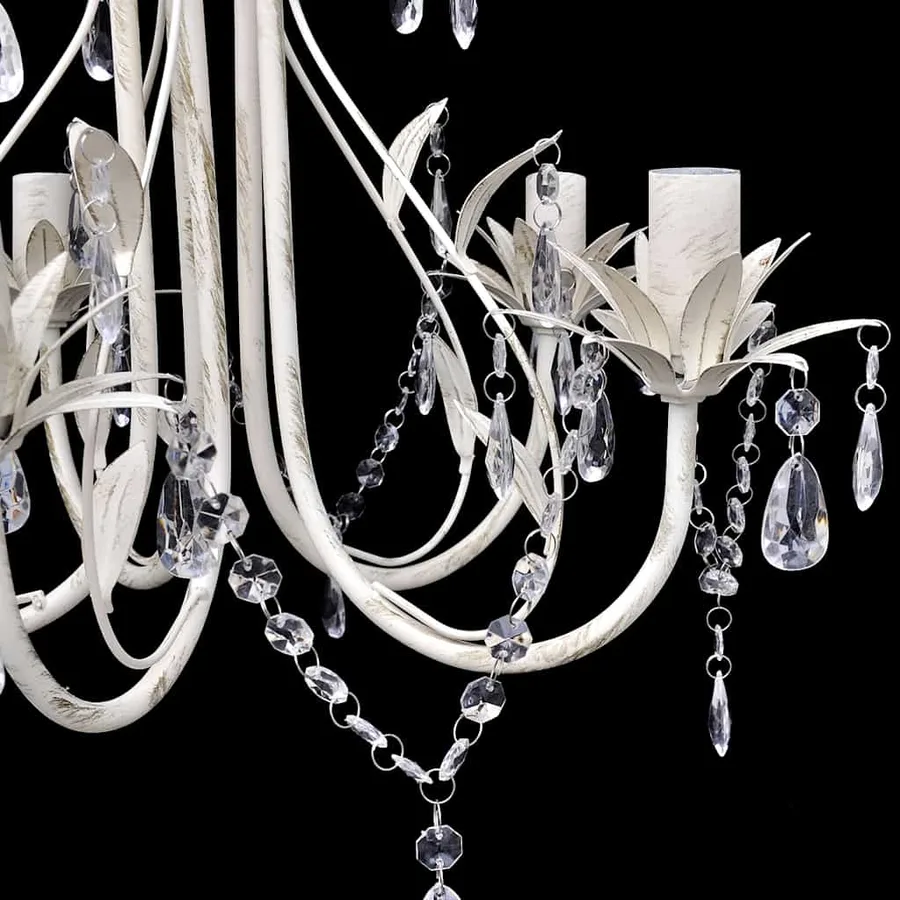 Lustre suspendu en cristal 5 douilles d'ampoule - 3