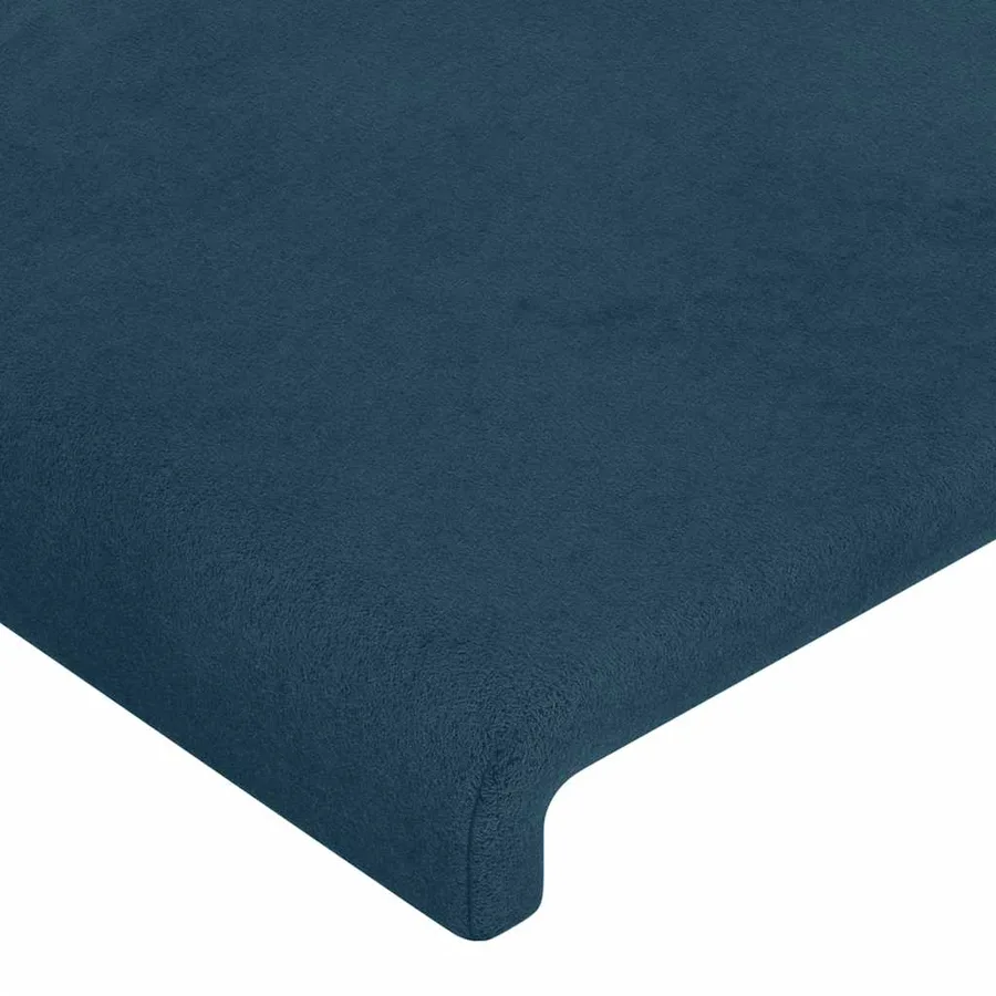Têtes de lit Bleu foncé 160 x 5 x 78/88 cm Velours - 4