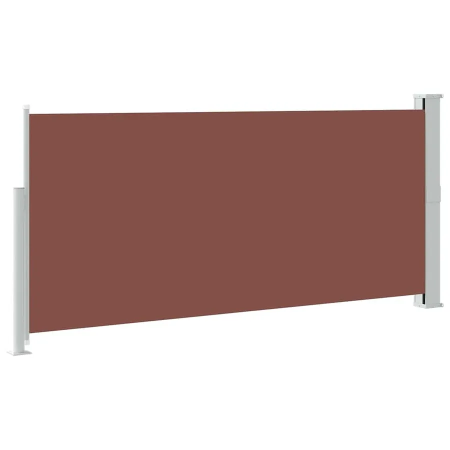 Auvent latéral rétractable 140 x 300 cm Marron - 6