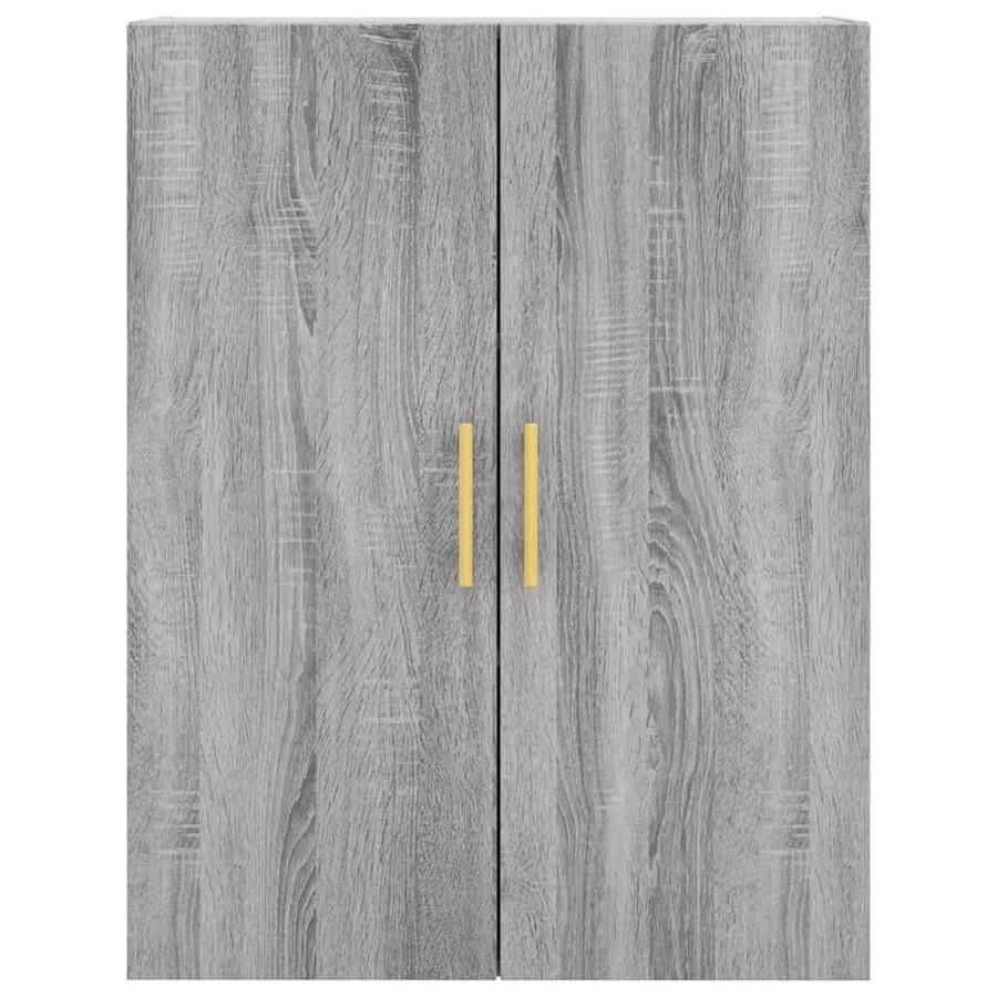 Buffet haut Sonoma gris 69,5x34x180 cm Bois d'ingénierie - 5