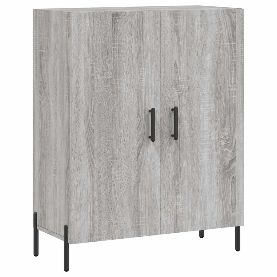 Buffet haut Sonoma gris 69,5x34x180 cm Bois d'ingénierie - 7