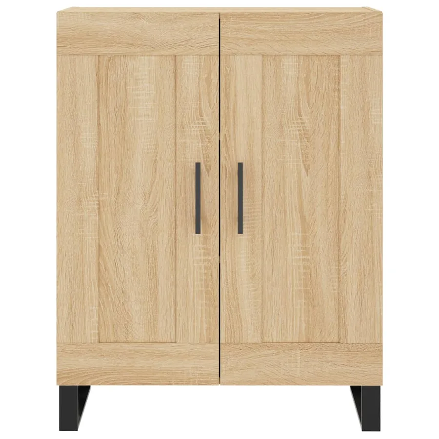 Buffet haut Chêne sonoma 69,5x34x180 cm Bois d'ingénierie - 8
