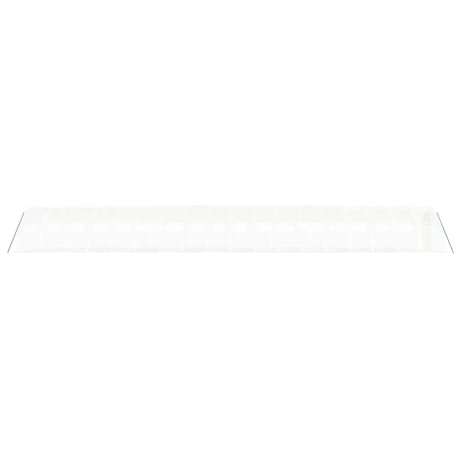 Serre avec cadre en acier blanc 72 m² 18x4x2 m - 5