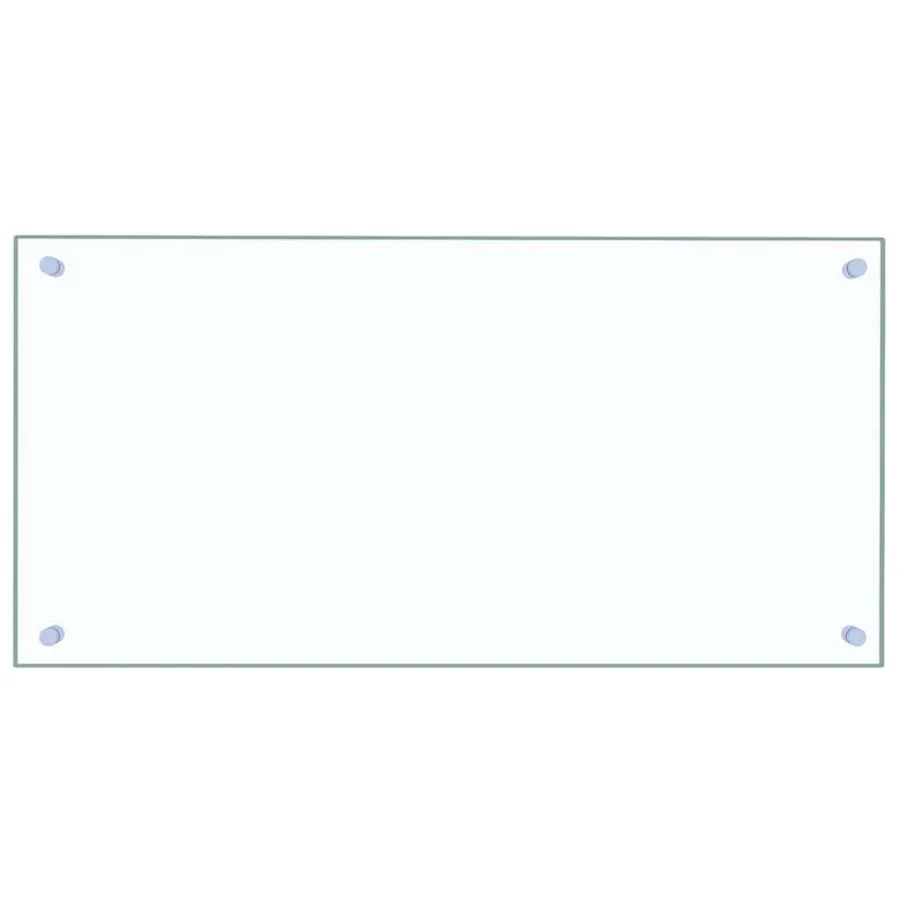 Dosseret de cuisine Transparent 80x40 cm Verre trempé - 2