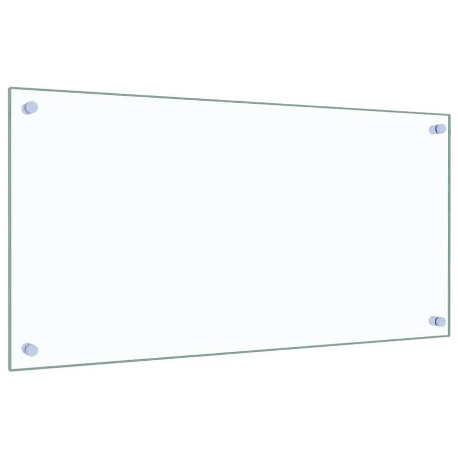 Dosseret de cuisine Transparent 80x40 cm Verre trempé - 5