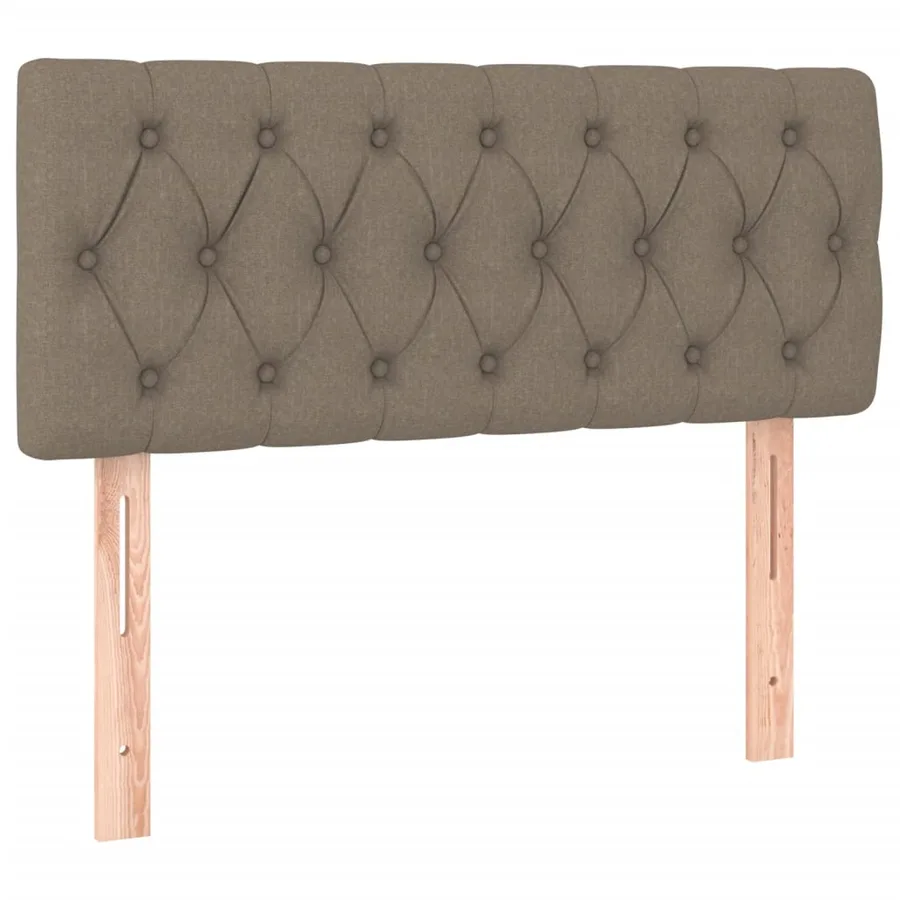 Tête de lit à LED Taupe 90x7x78/88 cm Tissu - 4