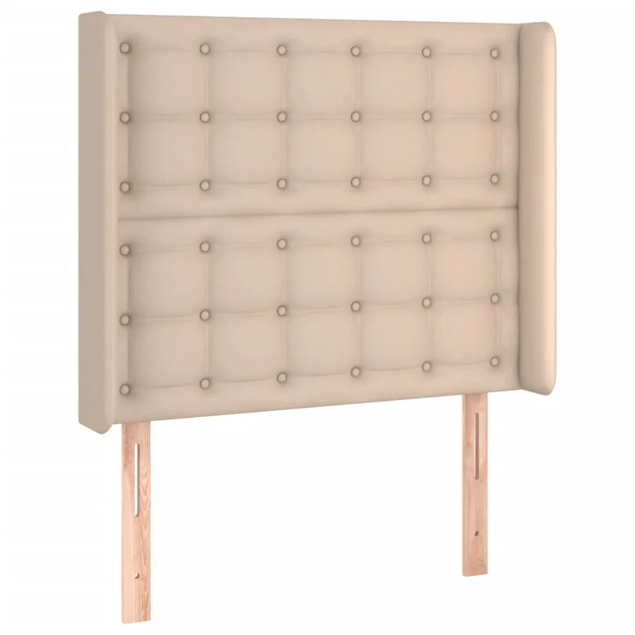 Tête de lit à LED Cappuccino 83x16x118/128 cm Similicuir - 3