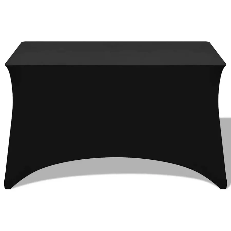 Housses extensibles pour table 2 pièces 243 x 76 x 74cm Noir - 2