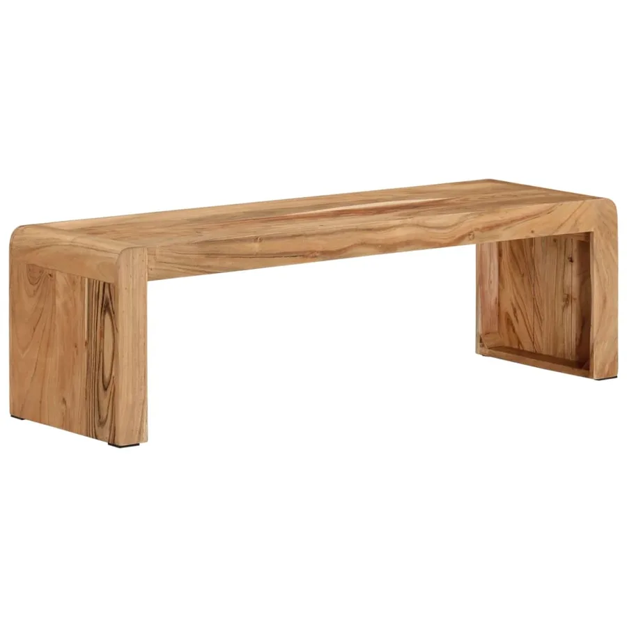 Meuble TV 110x33x33 cm bois d'acacia massif - 11