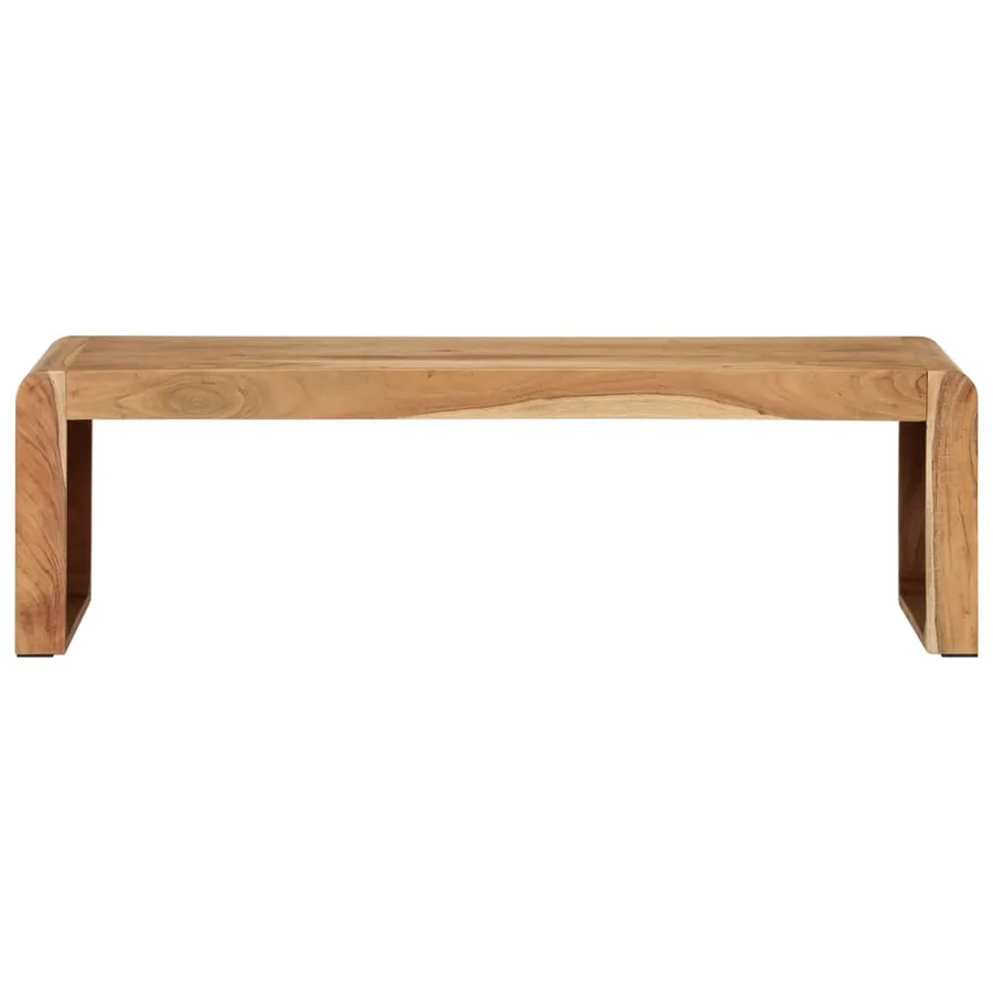 Meuble TV 110x33x33 cm bois d'acacia massif - 2
