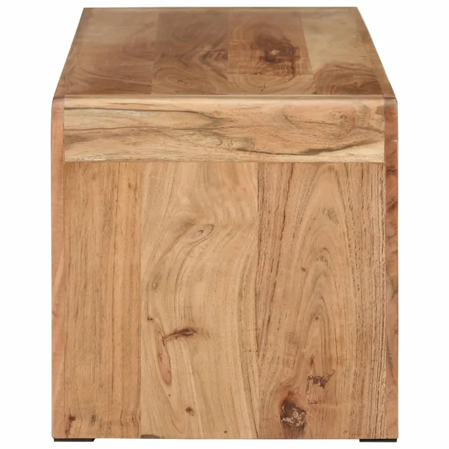 Meuble TV 110x33x33 cm bois d'acacia massif - 3