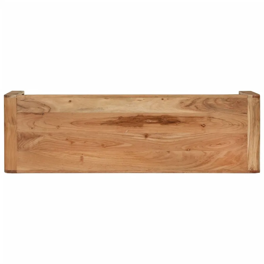 Meuble TV 110x33x33 cm bois d'acacia massif - 4