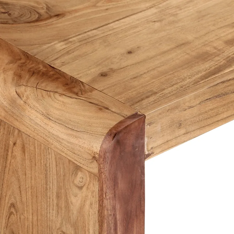 Meuble TV 110x33x33 cm bois d'acacia massif - 5