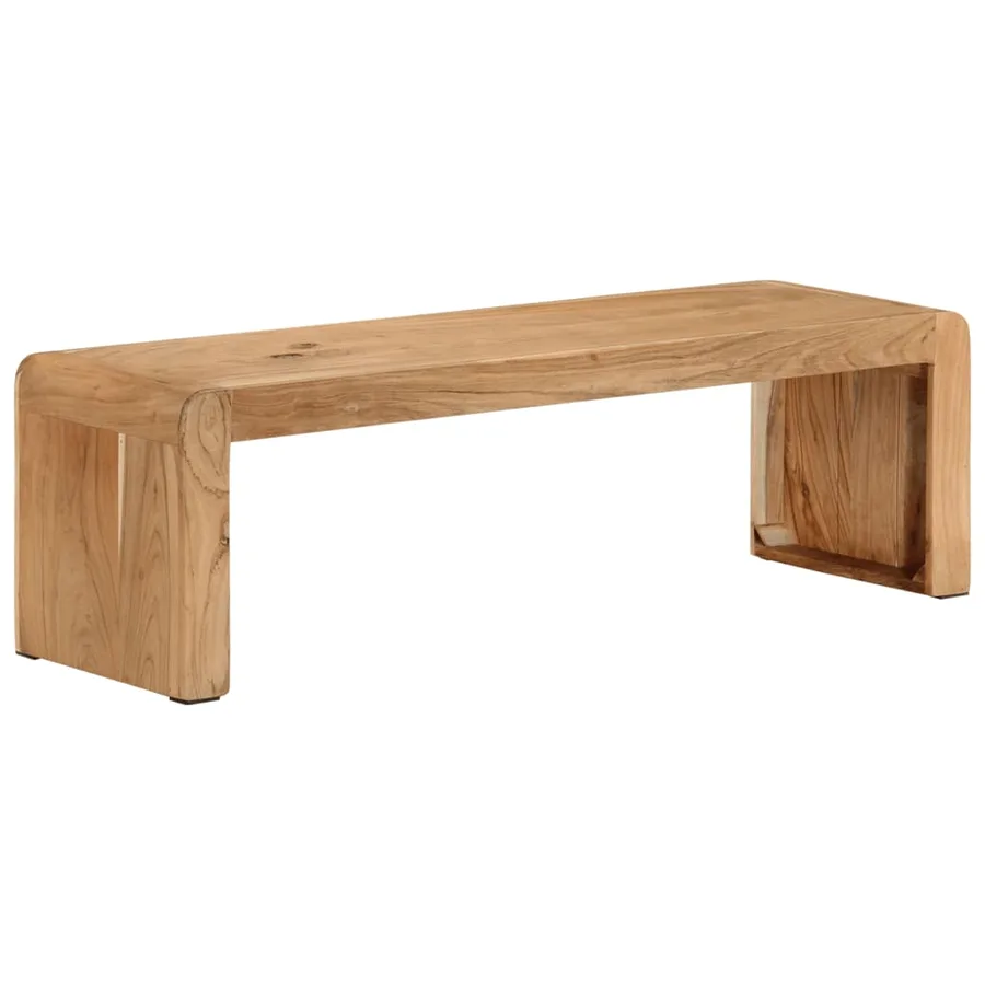 Meuble TV 110x33x33 cm bois d'acacia massif - 9