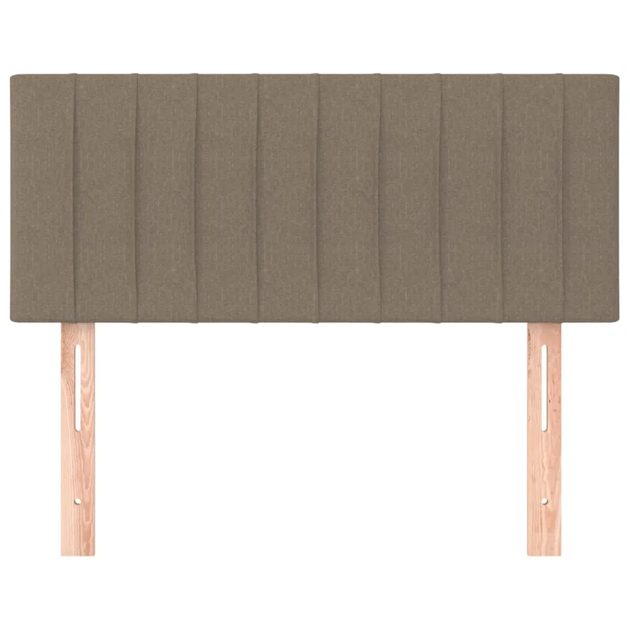 Tête de lit Taupe 90x5x78/88 cm Tissu - 3