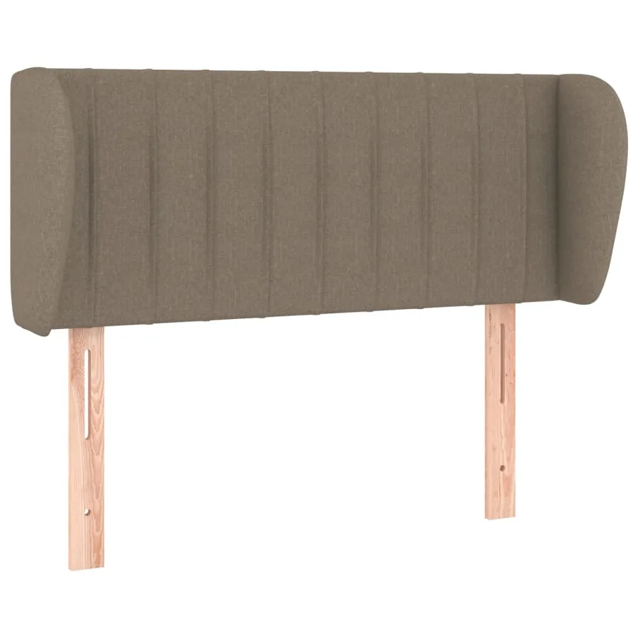 Tête de lit avec oreilles Taupe 93x23x78/88 cm Tissu - 2