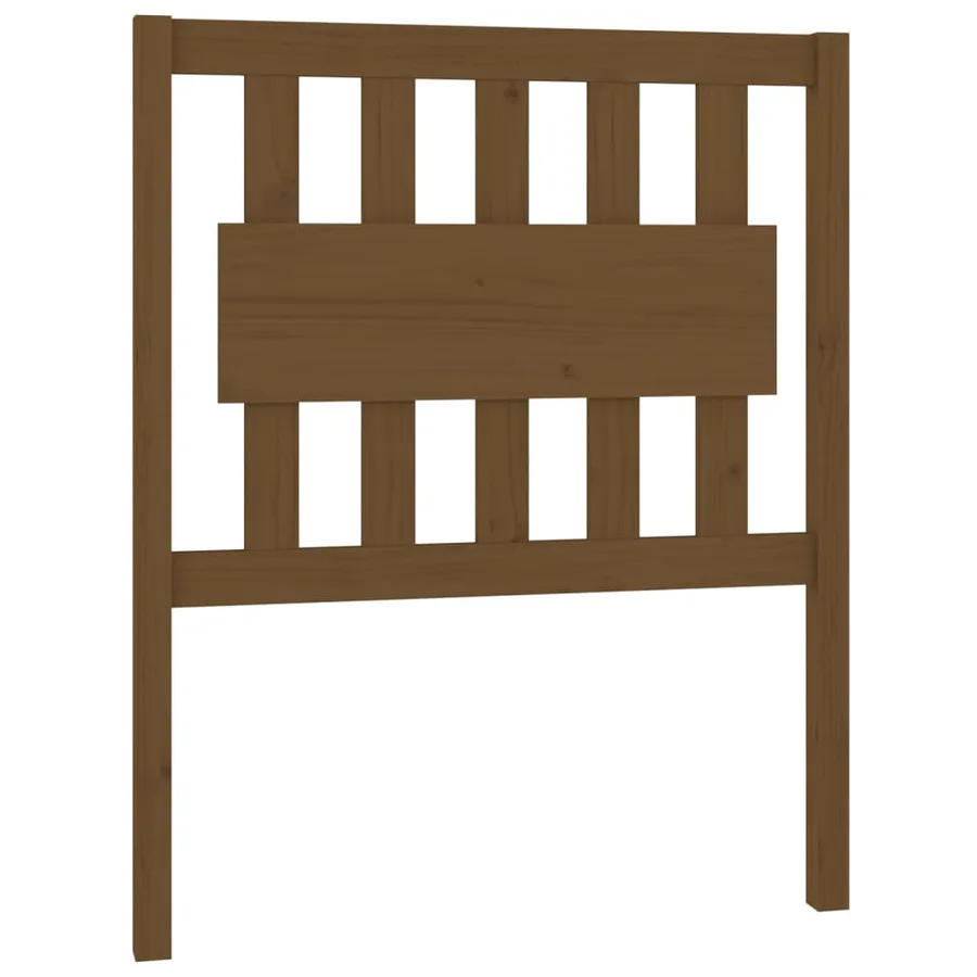 Tête de lit Marron miel 80,5x4x100 cm Bois massif de pin - 2