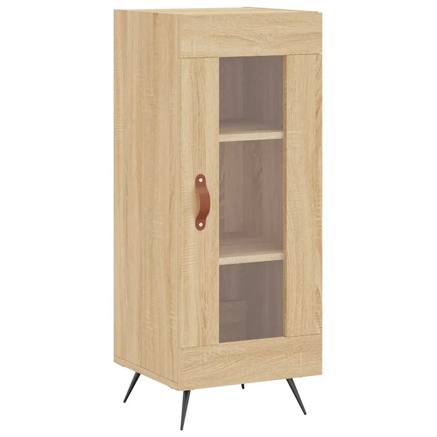 Buffet Chêne sonoma 34,5x34x90 cm Bois d'ingénierie - 2