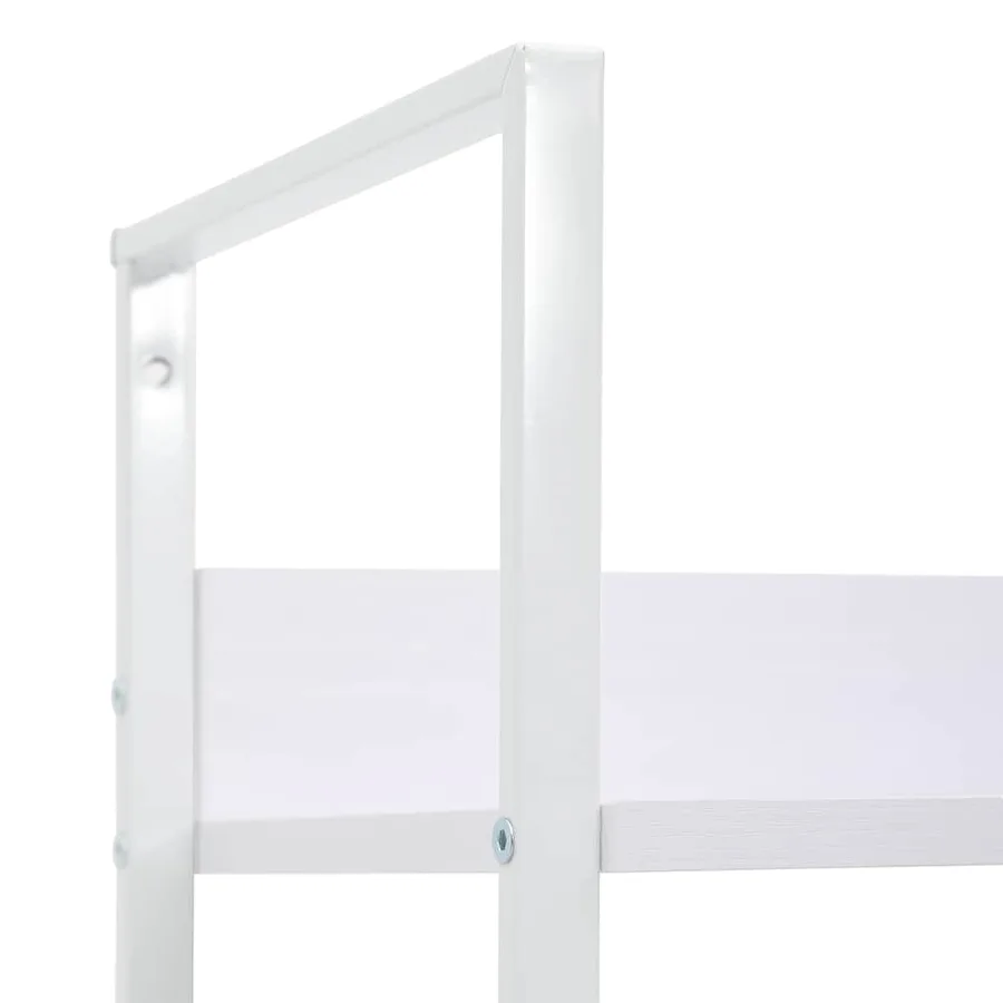Bibliothèque à 5 niveaux noir 60x27,6x158,5cm bois d'ingénierie - 9