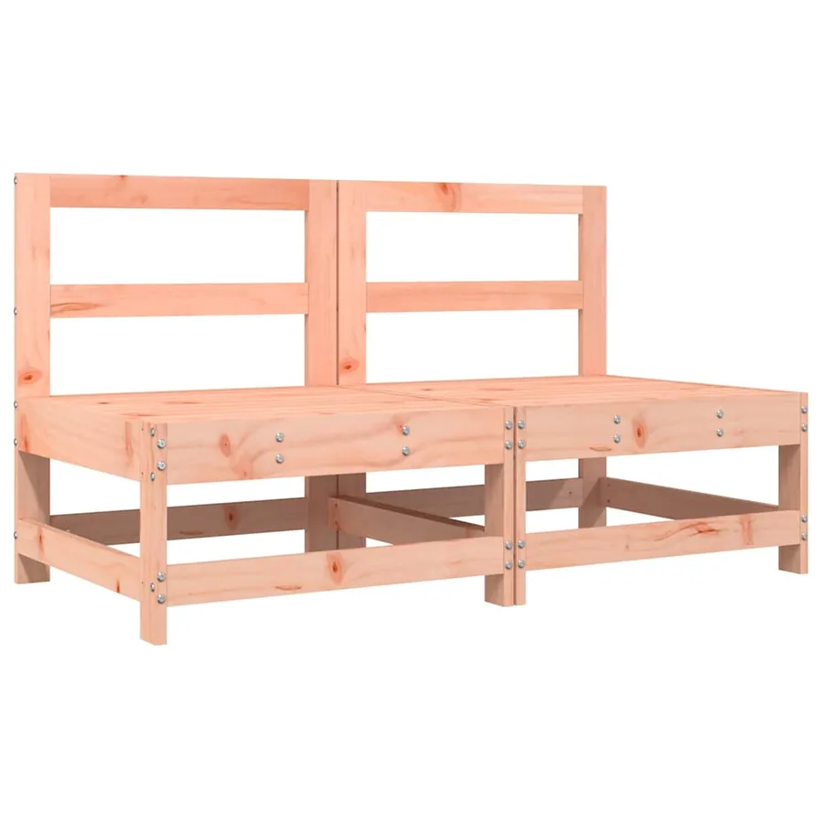 Canapés centraux avec coussins 2 pcs bois massif douglas - 3