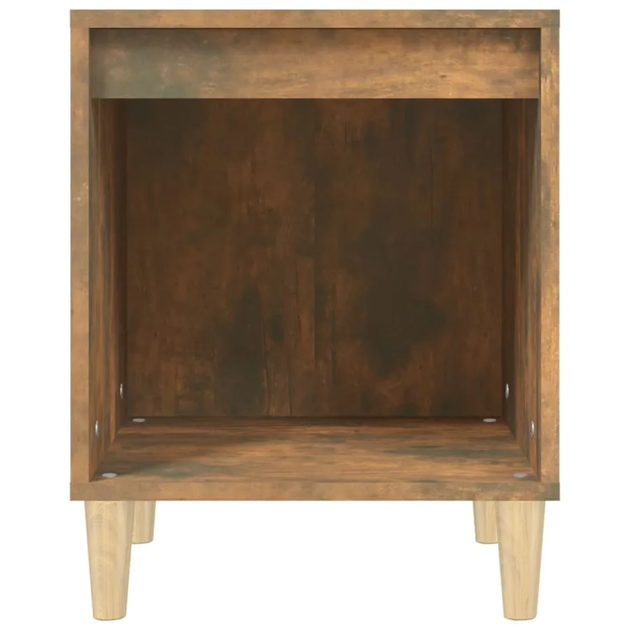 Tables de chevet 2 pcs Chêne fumé 40x35x50 cm - 6