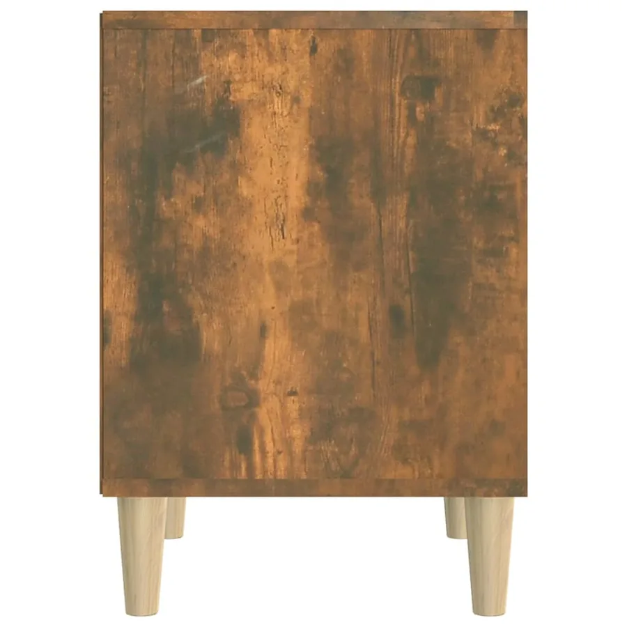 Tables de chevet 2 pcs Chêne fumé 40x35x50 cm - 7