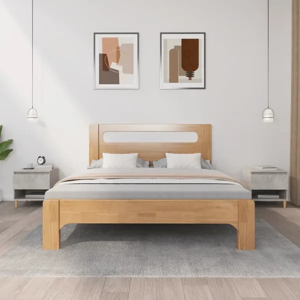 Tables de chevet 2 pcs Gris béton 50x46x50 cm Bois d’ingénierie
