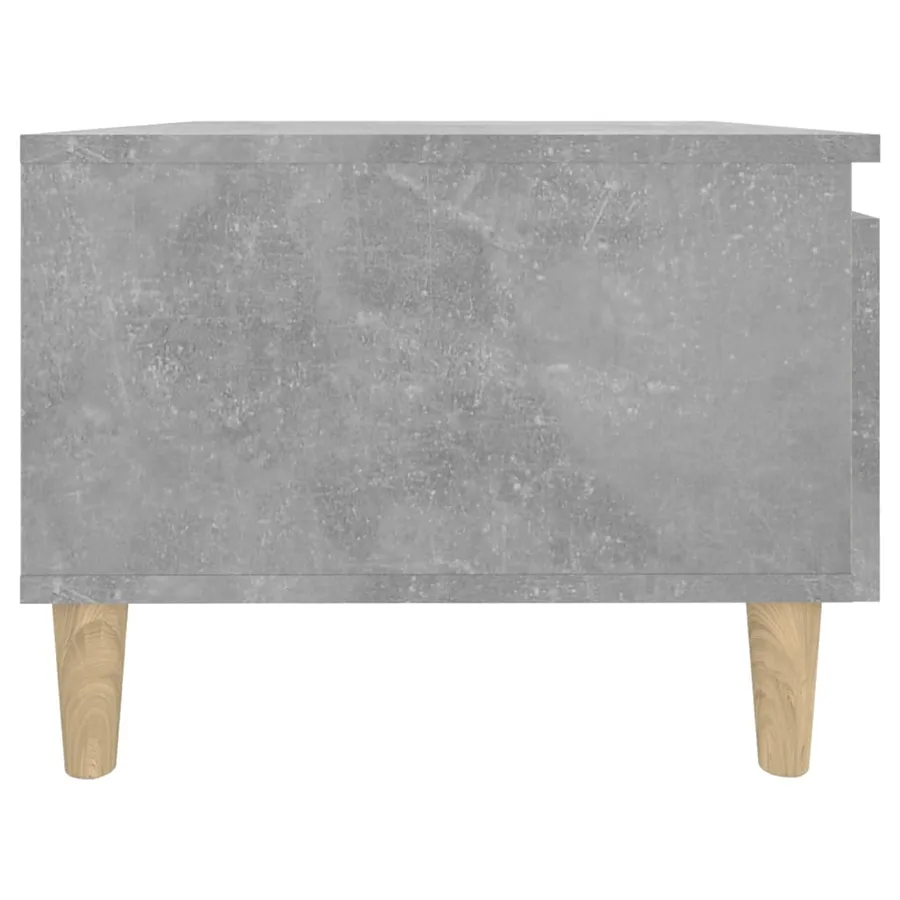 Table d'appoint Gris béton 50x46x35 cm Bois d'ingénierie - 8