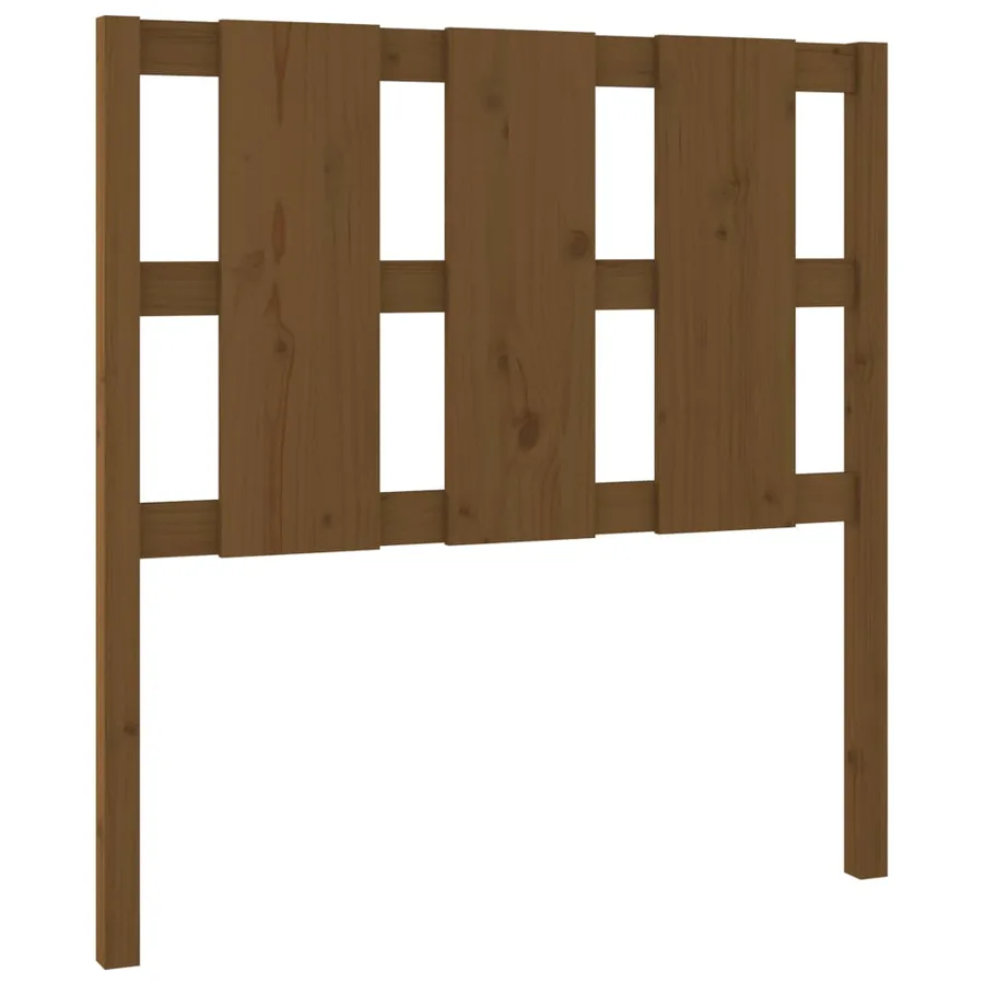 Tête de lit Marron miel 105,5x4x100 cm Bois massif de pin - 2
