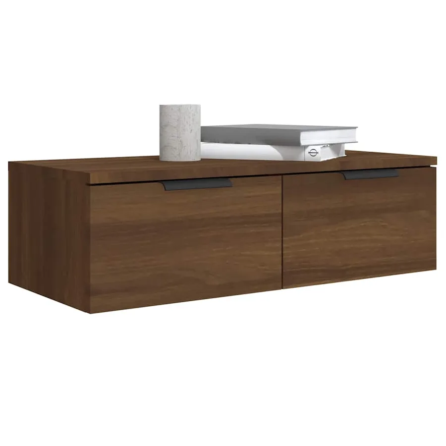 Armoire murale Chêne marron 68x30x20 cm Bois d'ingénierie - 4