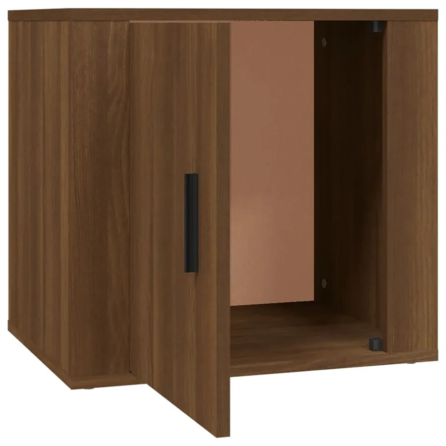 Tables de chevet 2 pcs Chêne marron 50x39x47 cm - 8