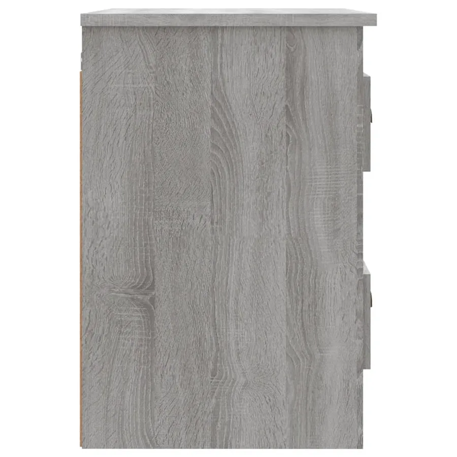 Tables de chevet murales 2 pcs sonoma gris 41,5x36x53 cm - 10