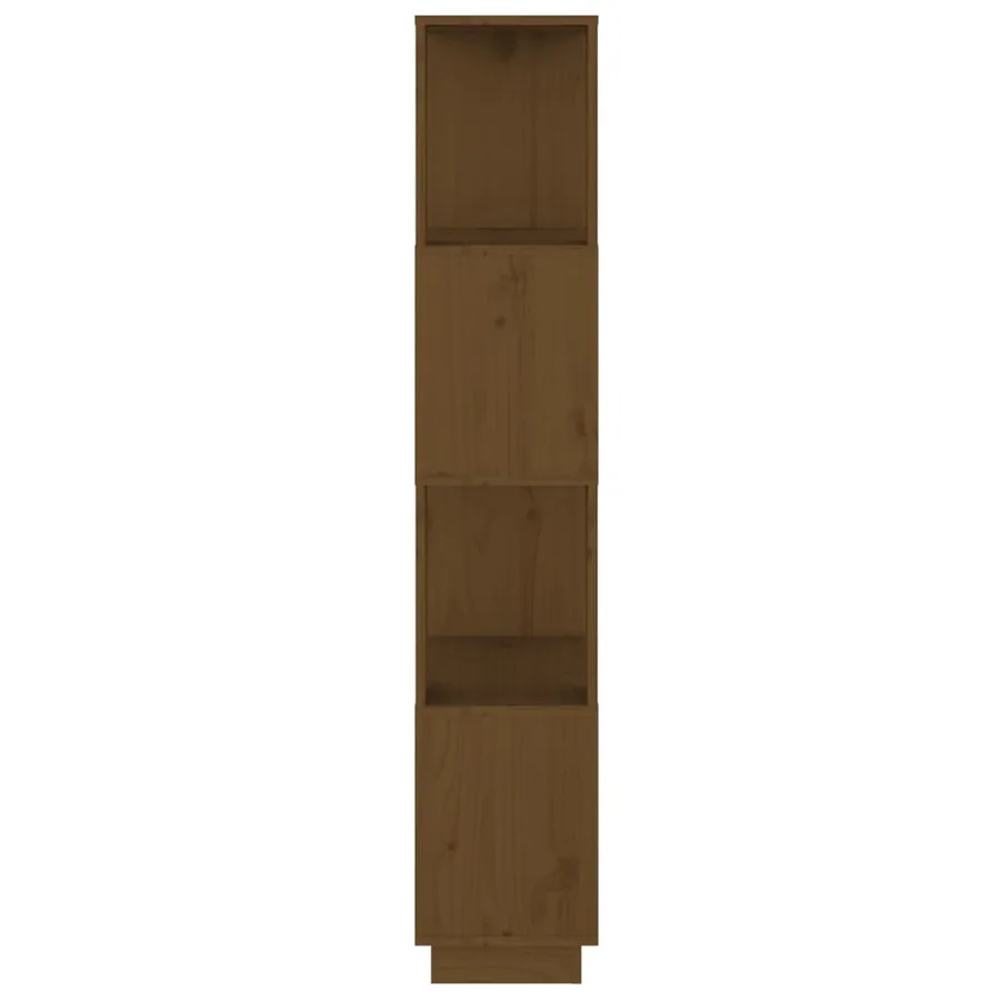 Bibliothèque/Séparateur de pièce Marron miel 51x25x132 cm Pin - 6
