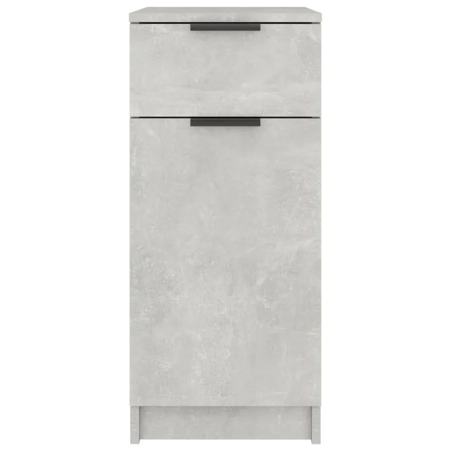 Armoire de bureau Gris béton 33,5x50x75 cm Bois d'ingénierie - 6