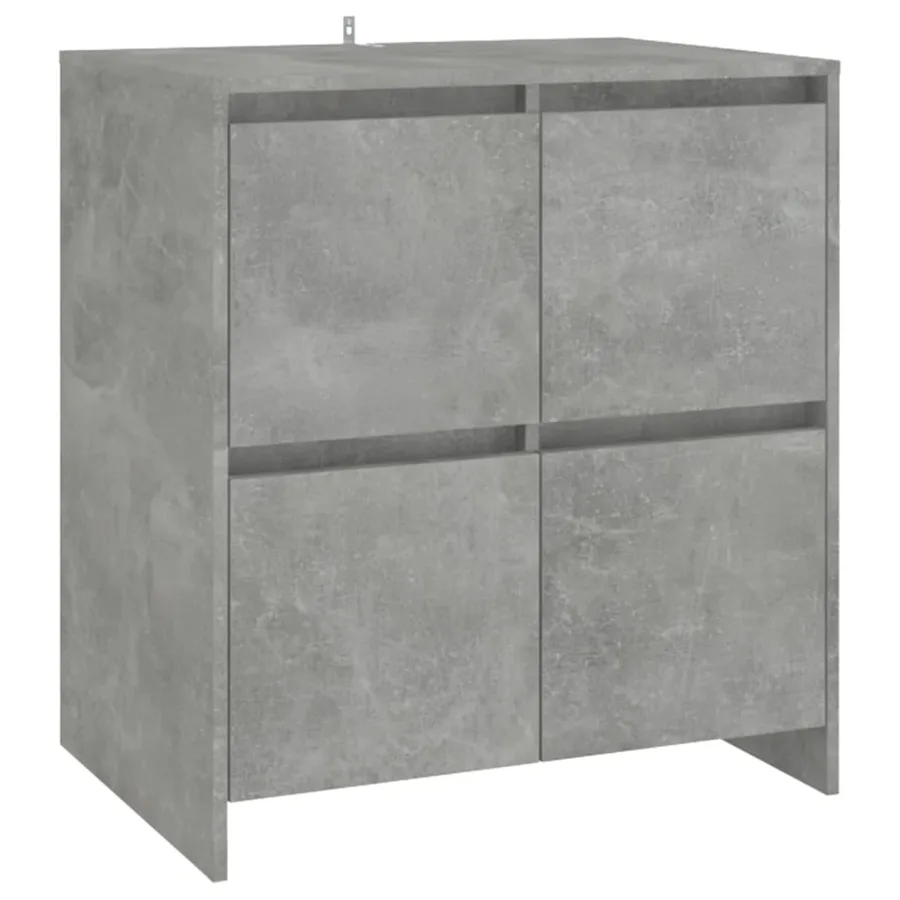 Buffet Gris béton 70x41x75 cm Bois d'ingénierie - 2