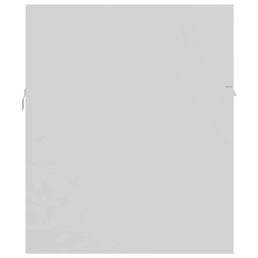 Ensemble de meubles de salle de bain 2pcs blanc bois ingénierie - 10