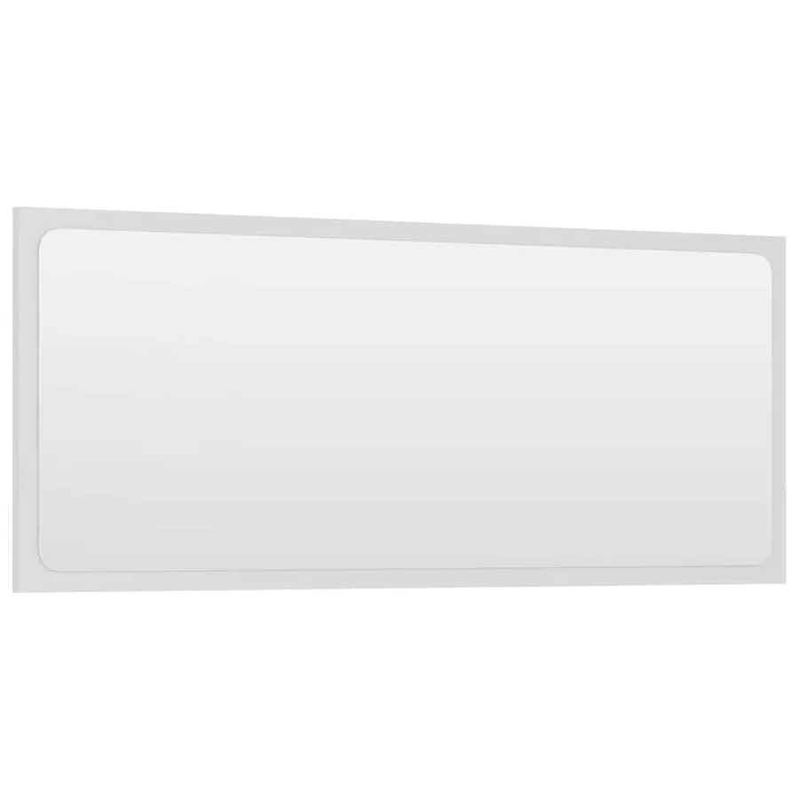 Ensemble de meubles de salle de bain 2pcs blanc bois ingénierie - 11