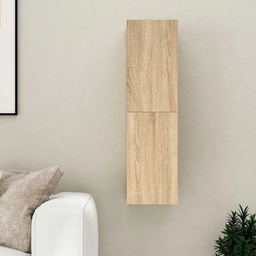 Meuble TV Chêne sonoma 30,5x30x110 cm Bois d’ingénierie - 11