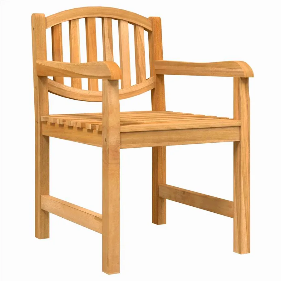 Chaises de jardin lot de 2 58x59x88 cm bois de teck solide - 3