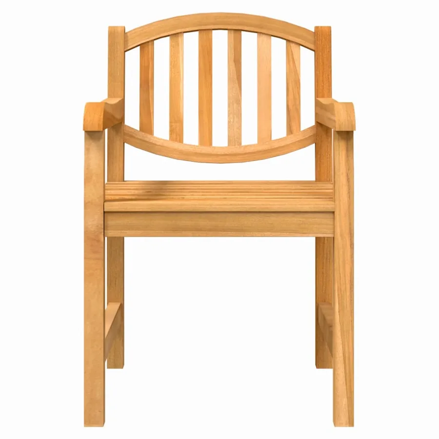 Chaises de jardin lot de 2 58x59x88 cm bois de teck solide - 4