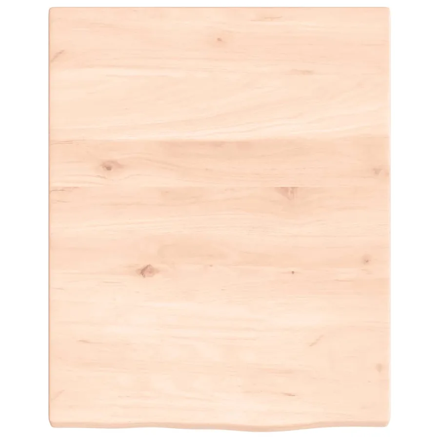 Étagère murale 40x50x2 cm bois de chêne massif non traité - 4