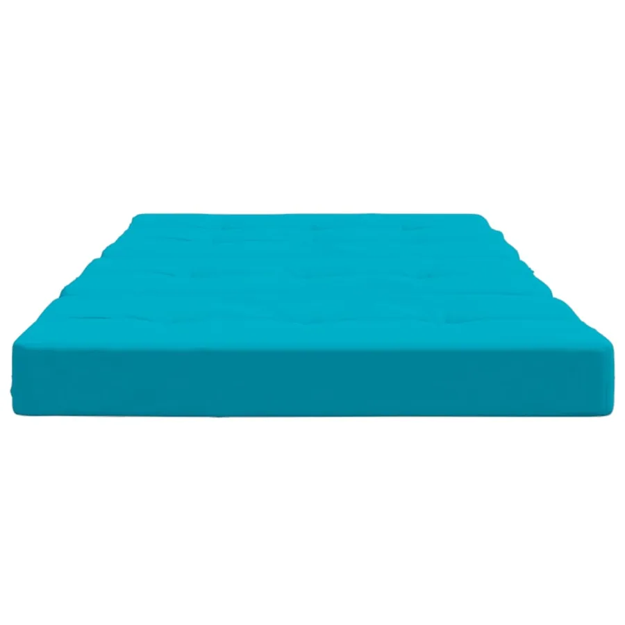 Coussins de chaise longue lot de 2 turquoise tissu oxford - 7