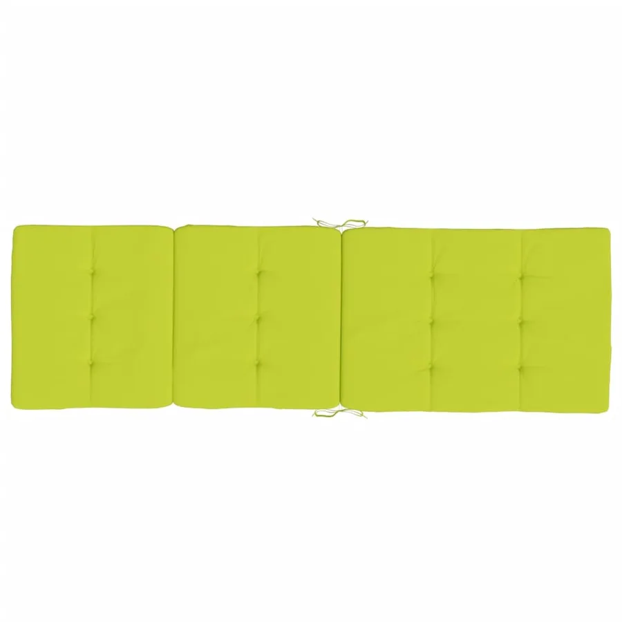 Coussins de chaise longue lot de 2 vert vif tissu oxford - 5